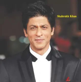 ??  ?? Shahrukh Khan