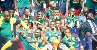 ?? ?? Le Cameroun a remporté sa dernière CAN en 2017
