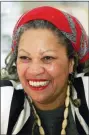  ?? CHARLES REX ARBOGAST — THE ASSOCIATED PRESS FILE ?? This shows Nobel prize winner Toni Morrison at Princeton University in Princeton, N.J.