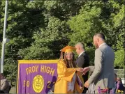  ?? MICHAEL GWIZDALA - MEDIANEWS GROUP ?? Troy High School celebrated its graduating class of 2022.