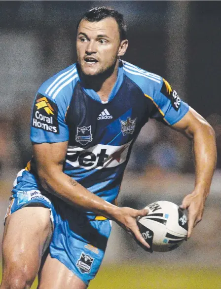  ??  ?? Beau Champion in action during his one-season stint with the Gold Coast Titans in 2012.