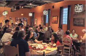  ?? RICK WOOD, MILWAUKEE JOURNAL SENTINEL ?? Perenniall­y popular La Merenda, 125 E. National Ave., is a buzzing spot for a first dinner date.