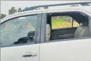  ?? PTI FILE ?? Congress vicepresid­ent Rahul Gandhi's convoy was attacked on Friday during his visit to Banaskanth­a district in Gujarat.