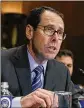  ?? EVAN VUCCI / ASSOCIATED PRESS ?? AT&T Chairman and CEO Randall Stephenson testifies at a hearing on Capitol Hill in 2016.