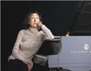  ?? Justin Pumfrey ?? Pianist Mitsuko Uchida is among the musicians recording new performanc­es for the online series.