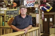  ?? SARAH A. MILLER / TYLER MORNING TELEGRAPH ?? Bill Starnes, a local historian and antique collector, operates Walking S Steakhouse in Gilmer. Starnes surrounds himself with items that relate to the early days of Upshur County.