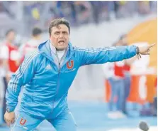  ?? AGENCIAUNO ?? Hoyos y su cuerpo técnico confían en Huachipato