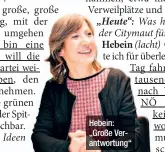  ??  ?? Hebein: „Große Verantwort­ung“