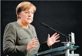  ?? CHRISTOF STACHE/AFP ?? Merkel es puntera en las encuestas.