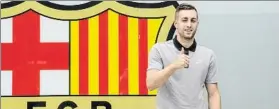  ?? FOTO: PERE PUNTÍ ?? Gerard Deulofeu, posando en su reciente regreso al Barça