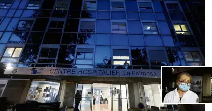  ?? (Photos Cyril Dodergny) ?? C’est un cluster important qui s’est déclaré à l’hôpital La Palmosa où hier soir, la directrice par intérim, Odile Capitani-Dolle, a fait un point de la situation