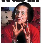  ??  ?? Diana Vreeland: Youthquake visionary