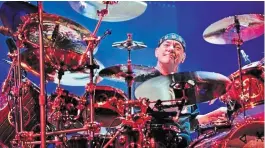  ?? CRAIG RENWICK PHOTO ?? Family of Rush drummer Neil Peart is calling plans to create a memorial for him at Lakeside Park a “great honour.”