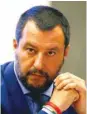  ??  ?? Salvini: has seen his popularity increase since the coalition government came to power in June.