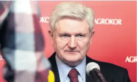  ??  ?? Agrokor ne zanima Ruse kao meta, nego kao trgovinski partner