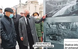  ??  ?? Goran Vesić sa ambasadoro­m Rusije