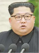  ?? AFP ?? KimJon-unsereunir­ácomTrump