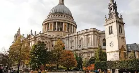  ??  ?? Horror: The tragedy happened at St Paul’s Cathedral in London