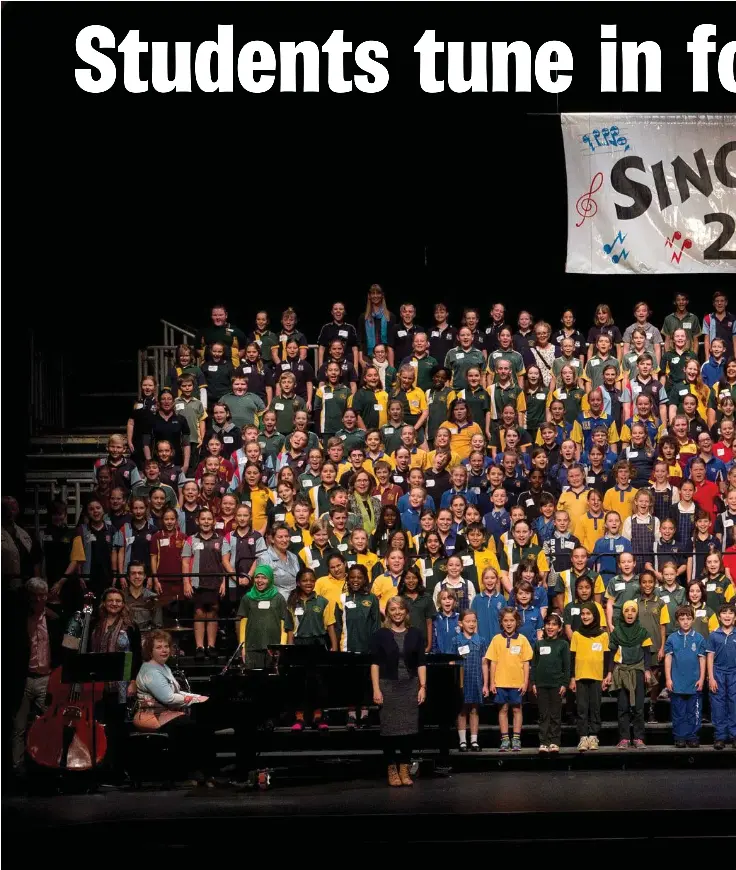 Students tune in for Sing Out festival PressReader