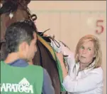  ?? Skip Dickstein / Times Union archive ?? Trainer Linda Rice says documents she was sent were also viewed in the racing office by other trainers.