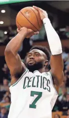  ?? WINSLOW TOWNSON/USA TODAY SPORTS ?? Jaylen Brown scored 23 points as the Celtics dominated the Cavaliers in the Eastern Conference finals opener.