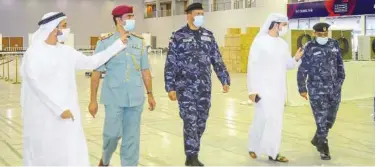  ??  ?? ↑
The announceme­nt comes following a comprehens­ive inspection of the Expo Centre Sharjah by the Emergency, Crisis and Disaster Management Team.