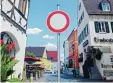  ?? Foto: Julia Plail ?? Der Krumbacher Marktplatz ist im südli chen Bereich zur warmen Jahreszeit ge sperrt.