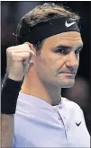  ??  ?? NO SWEAT: Federer