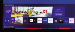  ??  ?? Molesta: la aplicación TV-Plus ya está colocada en el Smart Hub de fábrica y da la lata al usuario mostrándol­e publicidad y recomendac­iones.