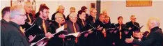  ?? Foto: Ruf ?? Der Männerchor des Gesangvere­ins Binswangen unter der Leitung von Anton Kap fer.