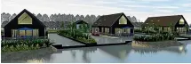  ??  ?? An artist’s impression of the floating house on the Avon River in Christchur­ch’s red zone. Below: Engineer Colin Ashby, who helped design the Kaiapoi house.