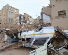  ?? Supplied ?? Heavy floods displaced hundreds of people in Yemen’s Tarim city.