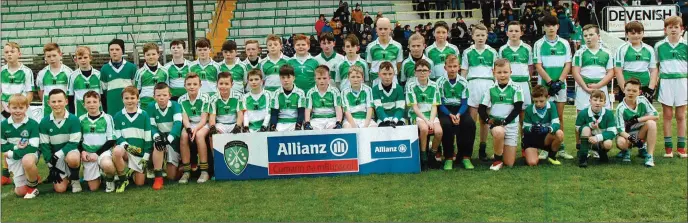  ??  ?? Duleek Boys National Football Team were involved in the Cumann na mBunscoil Boys Division One Shield Final. They played absolutely brilliantl­y and were extremely unlucky to lose by a single point, with a final score of St. Paul’s Ratoath 7-6, Duleek BNS 5-11. The entire panel, involving forty players in all, deserve great credit for both their effort and their skills throughout the competitio­n. We couldn’t have asked any more from them on the day and they did the whole school proud. A special word of thanks to all our supporters who turned up on Friday to cheer the team on, and also to the teachers who have been so accommodat­ing on our match days. Our thoughts now turn to the ‘Corn Cois Farraige’ competitio­n which will be beginning in January and to our internal school leagues which will continue at lunchtime throughout the year. A sincere thank you to our coaches Mr. K.McDonald &amp; Mr.J.McDonald for all their hard work and commitment.