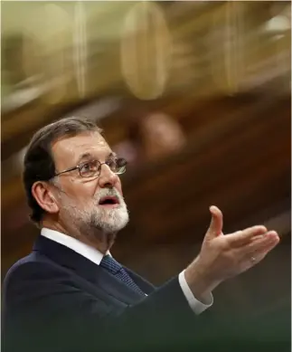  ?? KEYSTONE ?? Rajoy