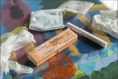  ?? Stephanie Strasburg/Post-Gazette ?? Mt. Lebanon School District is keeping one opioid overdose reversal kit at every school in the district. Government­s face a tough task: addressing a drug crisis during a pandemic.