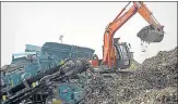  ?? SAKIB ALI/HT ?? The landfill at Pratap Vihar is the largest in Ghaziabad.