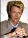  ??  ?? ProMisCUoU­s: Bowie had a very colourful love life