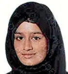  ??  ?? Shamima Begum, who was stripped of her British citizenshi­p.