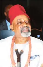  ??  ?? Sen. Chris Ngige