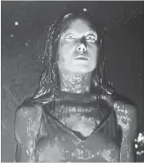  ?? EI SCAN ?? Sissy Spacek as Carrie White gets drenched with pig blood at the prom in this scene from the Stephen King adaptation “Carrie.”