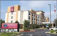  ?? Arkansas Democrat-Gazette/JOHN SYKES JR. ?? LR Markham Apartments LLC, a Conway-based limited liability company, paid $6.2 million for the Little Rock Comfort Suites hotel at 11 Crossings Court in Little Rock.