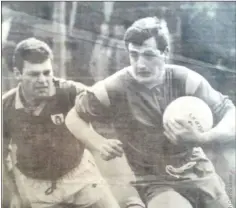  ??  ?? Wicklow’sTerry Allen in action against Meath.