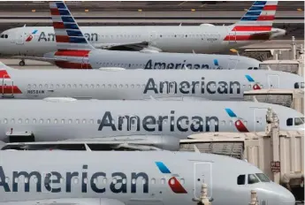  ?? AP FILES ?? American Airlines says it is now selling flights to capacity despite the coronaviru­s pandemic.