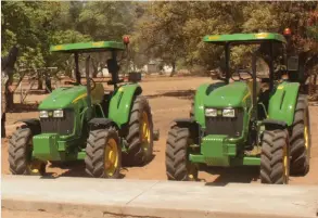  ?? Photo: Nampa ?? Ready… Government is preparing to dispatch 145 tractors for the rainy season.