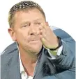  ?? Picture: GALLO IMAGES ?? LOOKING FOR WAY OUT: SuperSport United head coach Eric Tinkler is wary of a fixture congestion