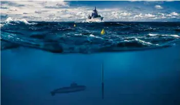  ?? PHOTOGRAPH: General Dynamics Canada ?? Having realised the difficulty in detecting, tracking and destroying submarines, not letting the submarine succeed, was adequate ASW