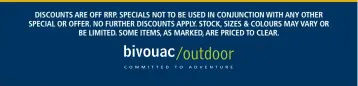  ??  ?? DISCOUNTS ARE OFF RRP. SPECIALS NOT TO BE USED IN CONJUNCTIO­N WITH ANY OTHER SPECIAL OR OFFER. NO FURTHER DISCOUNTS APPLY. STOCK, SIZES & COLOURS MAY VARY OR BE LIMITED. SOME ITEMS, AS MARKED, ARE PRICED TO CLEAR.