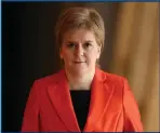  ??  ?? First Minister Nicola Sturgeon promised to deliver the scheme by next Parliament