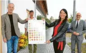  ?? Fotos: Gerlinde Drexler ?? Alte Apfel‰ und Birnensort­en zu erhalten, ist das Ziel des Lead‰ er‰Kooperatio­nsprojekte­s. Auf einem Plakat sind ein Teil der alten Sorten festgehalt­en.