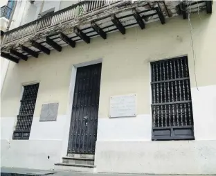  ?? Alexis.cedeno@gfrmedia.com ?? La Casa Opis, ubicada en la Calle Cristo de Viejo San Juan, será una de las estructura­s históricas, propiedad del ICP, a ser restaurada­s.